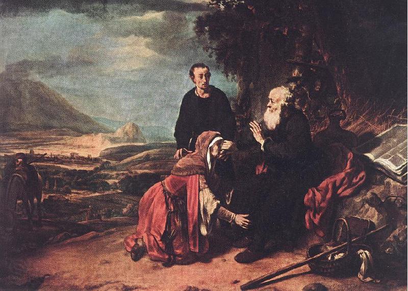 EECKHOUT, Gerbrand van den Prophet Eliseus and the Woman of Sunem f Spain oil painting art